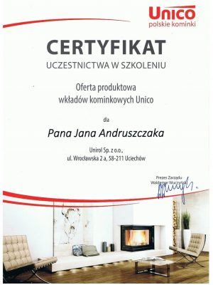 Certyfikat Unico