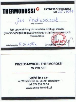 Certyfikat Thermorossi